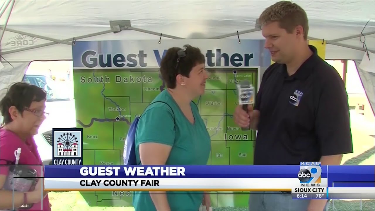Guest Weather Clay County Fair 6PM SHOW CLIP YouTube