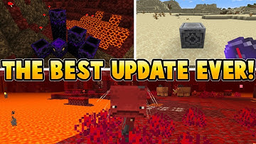 Minecraft 1.16 Nether Update Is The BEST Update Ever! Lodestone, Respawn Anchor & Strider Mob!!