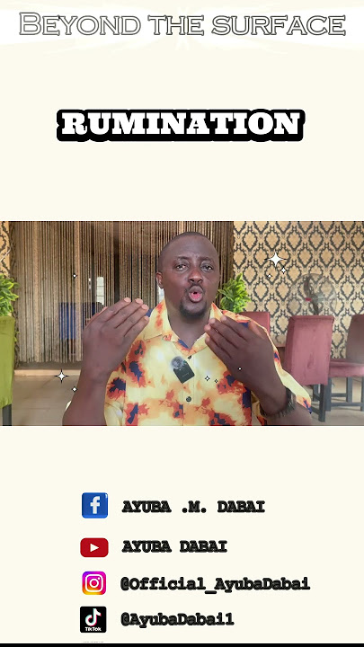 Why Overthinkers Can’t Let Go of the Past | BEYOND THE SURFACE WITH AYUBA DABAI