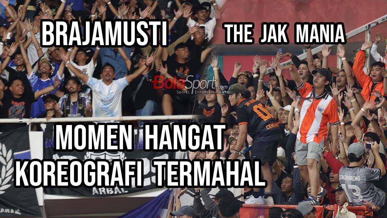 Momen Hangat The Jakmania dan Brajamusti hingga Koreografi Mahal Persija vs PSIM Yogyakarta di GBK