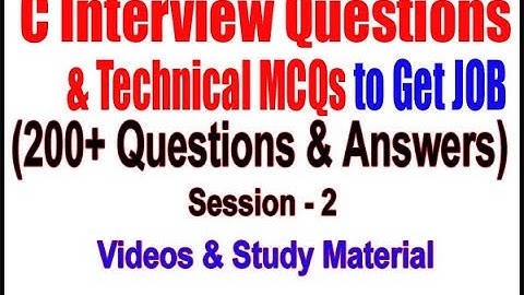 C Interview Questions |Session - 2 | Logical Not, Comma Operator Arithmetic Operator | Swarup Sarkar