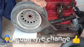 🧑‍🔧Wajid tyre shop 😯 tyre change 👍