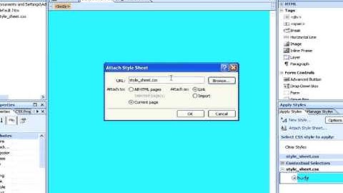 how to use css language make website in Expression Web urdu hindi tutorial lesson 3