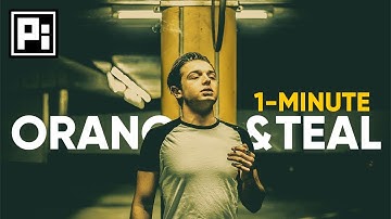 1-Minute Photoshop - Orange & Teal Look Made Easy