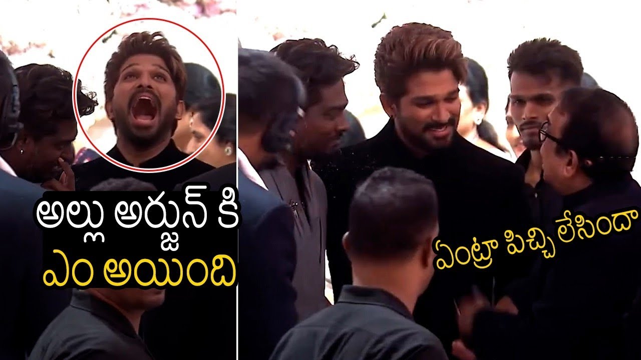 ఏంట్రా పిచ్చి లేసిందా😂😂 Brahmanandam Funny Comments On #AlluArjun At Sirish Wedding 
