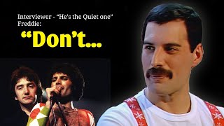 Watch How Freddie Mercury Beautifully Defended John Deacon When He Was Called 