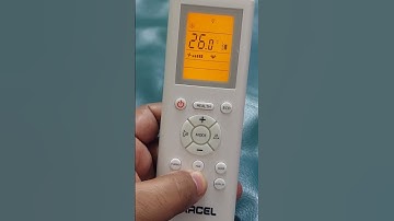 How to lock and unlock AC remote