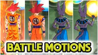 NEW SUPER SAIYAN GOD GOKU & BEERUS BATTLE MOTIONS!!! Dragon Ball Z Dokkan Battle screenshot 4