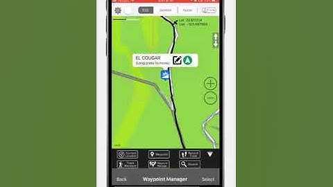 Map E32 app tutorial waypoint manager