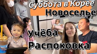 Суббота в Корее/учёба по программе интеграции/новоселье/распаковка/Korea Vlog