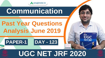 5 MCQs | Paper 1 | Communication | UGC NET JRF JUNE 2020 | Day 123 - by Shubham Sir