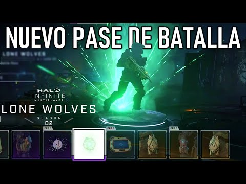 Halo Infinite TEMPORADA 2 PASE DE BATALLA COMPLETO | LONE WOLVES
