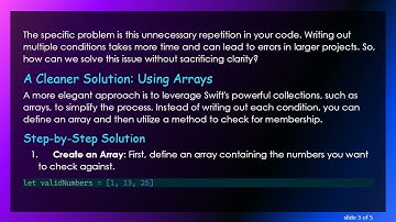 Simplifying Multiple Conditions in Swift if Statements
