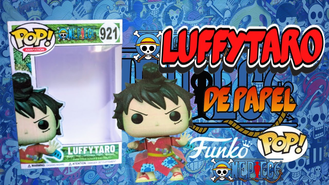 ✂️ Luffytaro One piece funko pop papel #papercraft #download