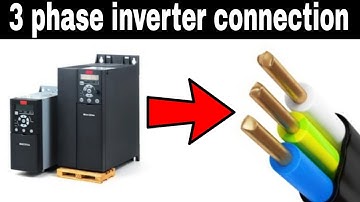 Three-Phase VFD Connection || Variable frequency driver || Inverter