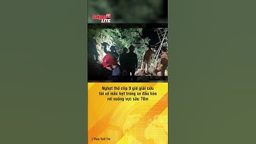 Nghẹt thở clip 9 giờ giải cứu tài xế mắc kẹt trong xe đầu kéo dưới vực sâu 70m | Tin tức short