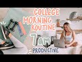 7am Productive College Morning Routine 2020