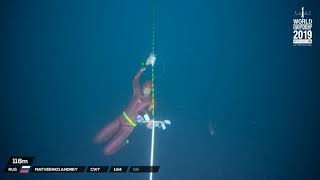 AIDA WC2019 - Andrey Matveenko - CWT 119m