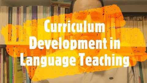 Curriculum Development in Language Teaching