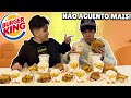 SÓ COMEMOS NO BURGUER KING POR 24 HORAS! (passamos mal?)