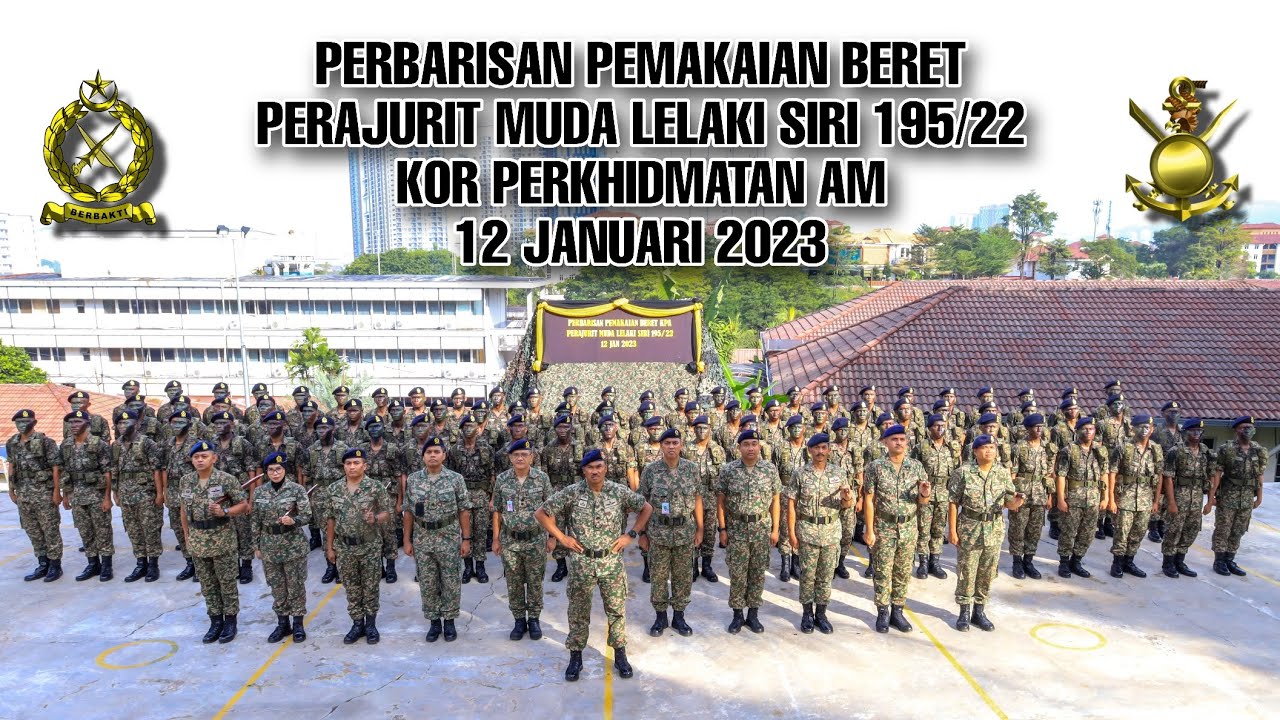 Perbarisan Pemakaian Beret Kor Perkhidmatan Am | Intake 195/22