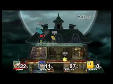 Luigi's Mansion Stage from Super Smash Bros Brawl (Diamonds or Fav