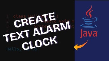 How to Create Mini Text Alarm Clock in Java 2025?