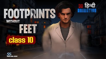 Footprints without feet class 10 animation in hindi || Class 10 english chapter 5 || 2026