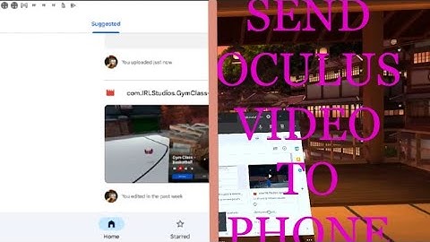 GymclassVR | Export Oculus video to Android/ios/pc With Google Drive!! | Wh0ze