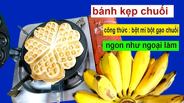 cách làm bánh kẹp chuối tàn ong ngon nhất miền tây như ngoại làm#nguyentrongkha
