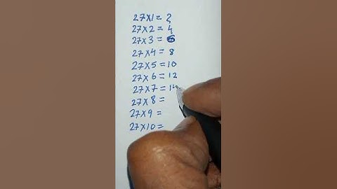 27 multiplication table🔥🔥😊| fast tables| table|27 multiplication mastery#maths#table#shorts#ytshorts