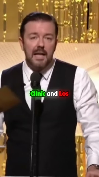 Get ready to laugh out loud with Ricky Gervais as he roasts Hollywood's