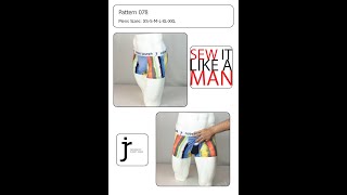 Men's Dual Pouch Boxer Brief Sewing Pattern PDF – Sew It Like A Man