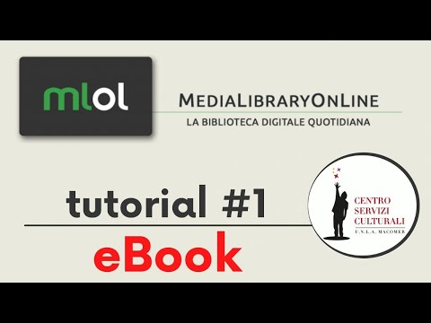 Tutorial MLOL (MediaLibraryOnLine) #1 come iscriversi e scaricare eBook sui propri dispositivi