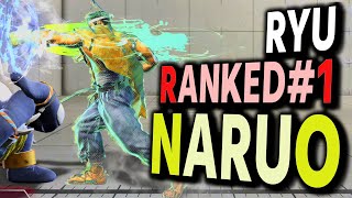SF6: Naruo  Ryu Ranked No1  VS Rashid | sf6 4K Street Fighter 6
