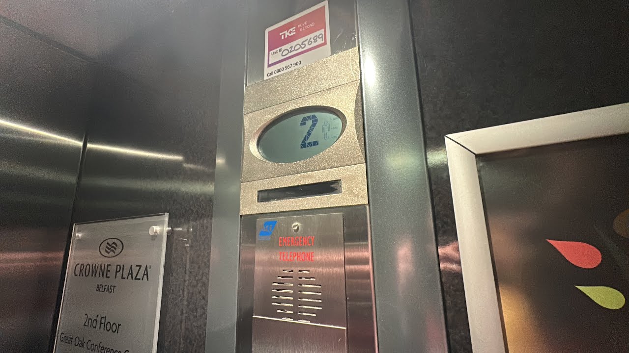 Very Nice Old Orona Lifts at the Crowne Plaza Hotel, Belfast