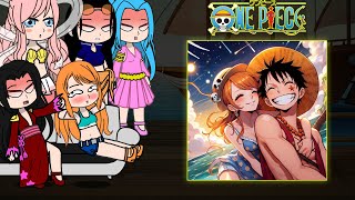 π Girls Onepiece ( Boa , Nami , Robin ...) react to Luffy - Part 2 | Gacha Club | One piece react π