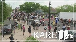 Large protests over George Floyd's death move to MPD's Third Precinct