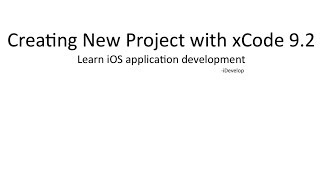 1 Creating new project with xCode for iOS Net Worth