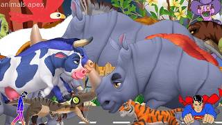 WILD Animals Cause TOTAL Chaos In 3D Racing Games? | 4k | Part 23 screenshot 5