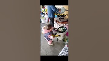 Sr  Developer vs Intern Developer