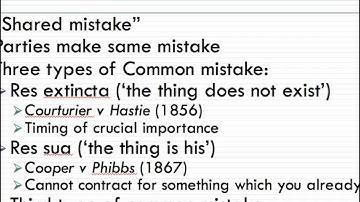 Mistake Lecture (1 of 4)