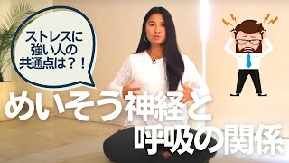 【ストレスに強くなる】リラックス呼吸法、迷走神経と呼吸の関係  | Wellness To Go by Arisa