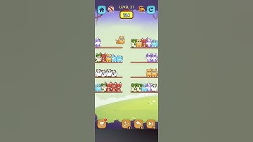 Cat Sort Puzzle Challenge Level 21