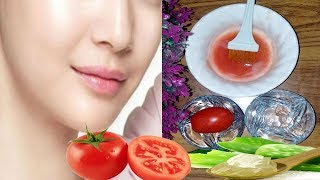 الطماطم العناية بالبشرة تبييض المطهر وصفة سهلة| استخدام الطماطم وإزالة البقع الداكنة