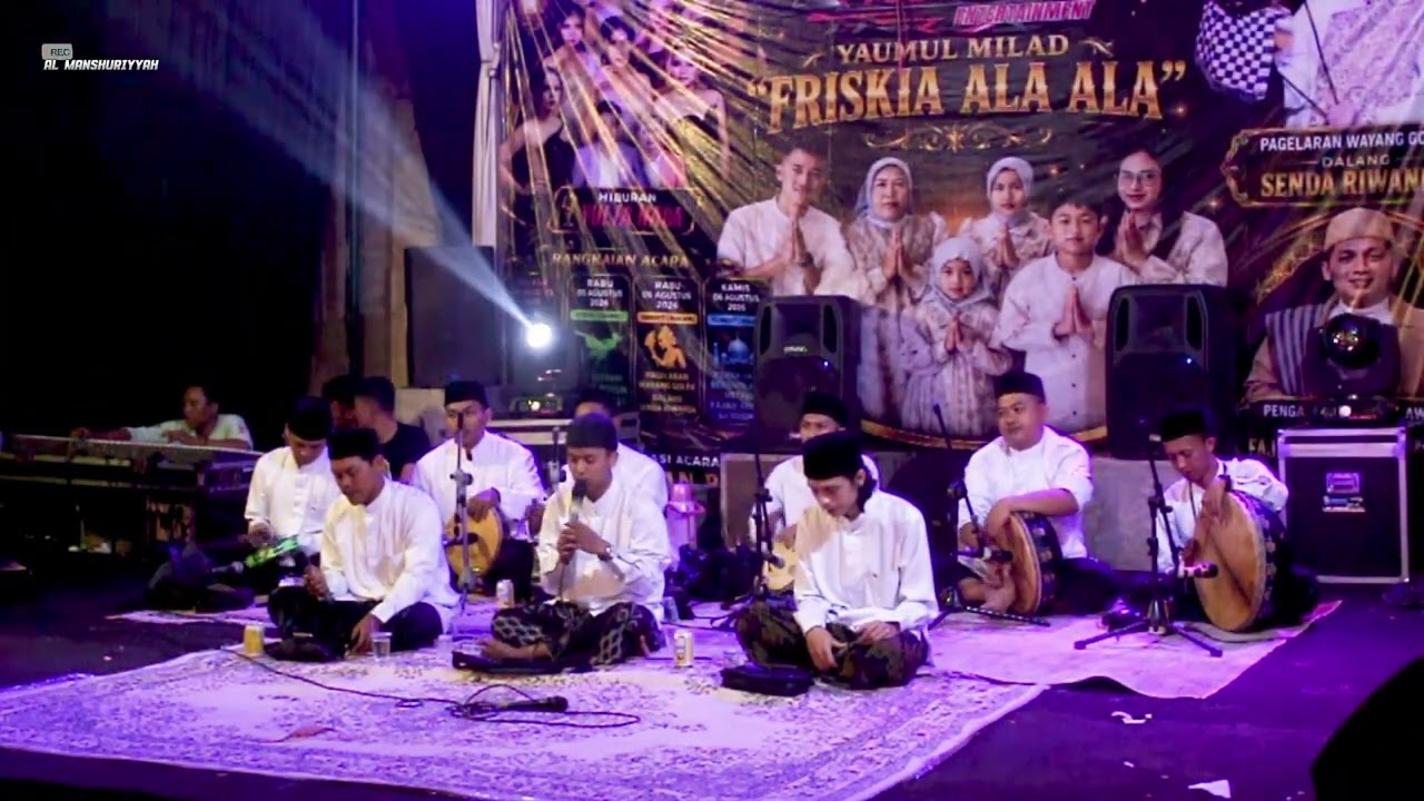Badatlana versi Ayun Ambing - Al-Manshuriyyah cover live