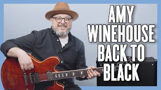 Amy Winehouse Back To Black Guitar Lesson + Tutorial