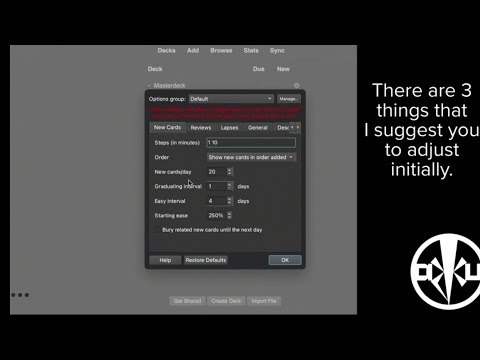 Anki Flashcards: 5 things you should do when you first install Anki