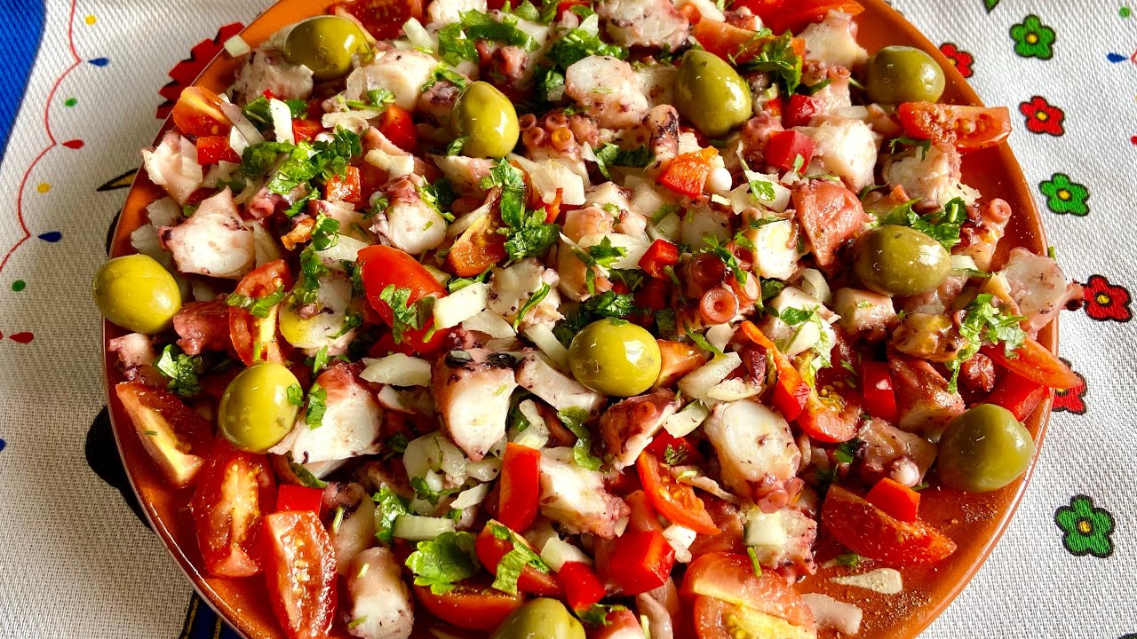 Salada de polvo, uma receita de Verão fantástica!