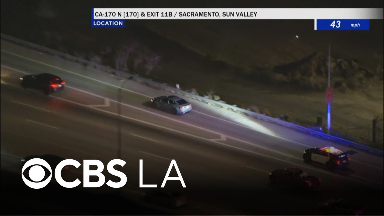 DUI driver leads police pursuit through San Fernando Valley and Ventura ...